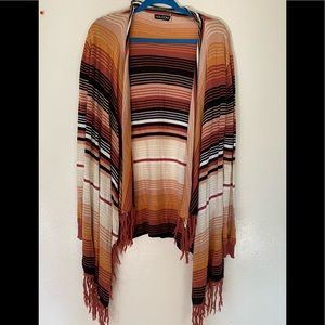 Pancho style cardigan